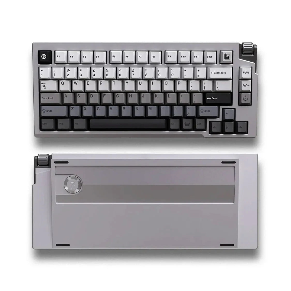 Luminkey75 V2 Keyboard - Fully Built  Aurora Silver