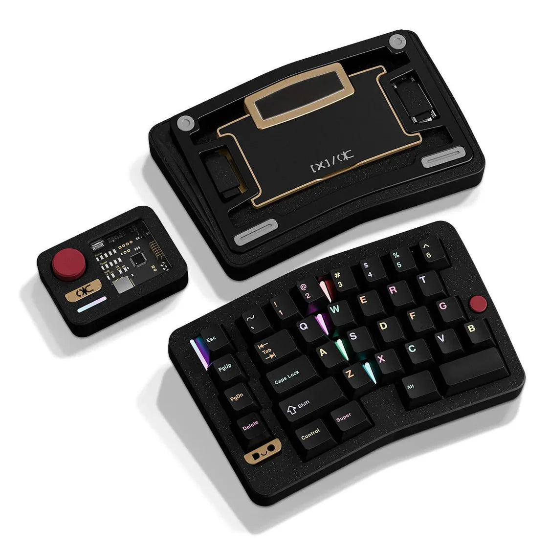 QK Alice Duo Keyboard -  Spray-coated Black*